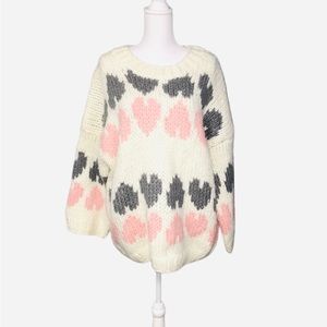 POL Thick Heart Sweater